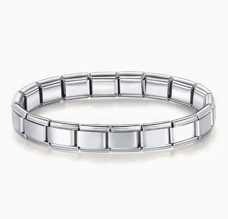 İçi Yazılı Charm Çelik Bileklik