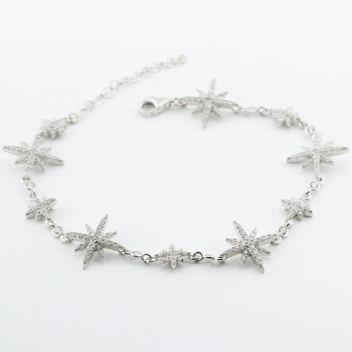 Kutup Yıldızı Gümüş Bileklik