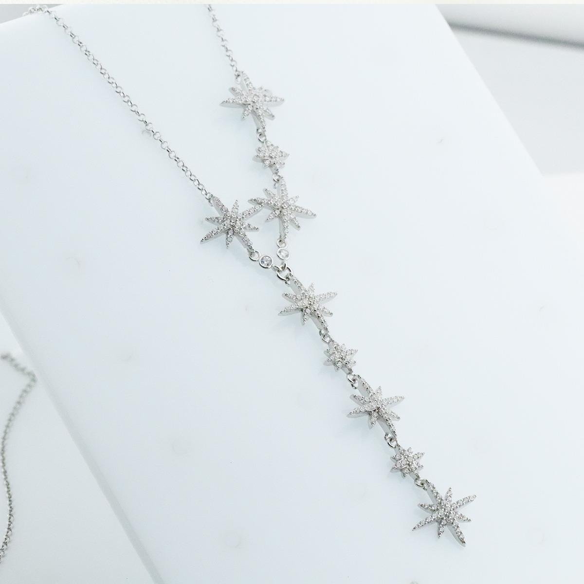 Kutup Yıldızı Gümüş Kolye