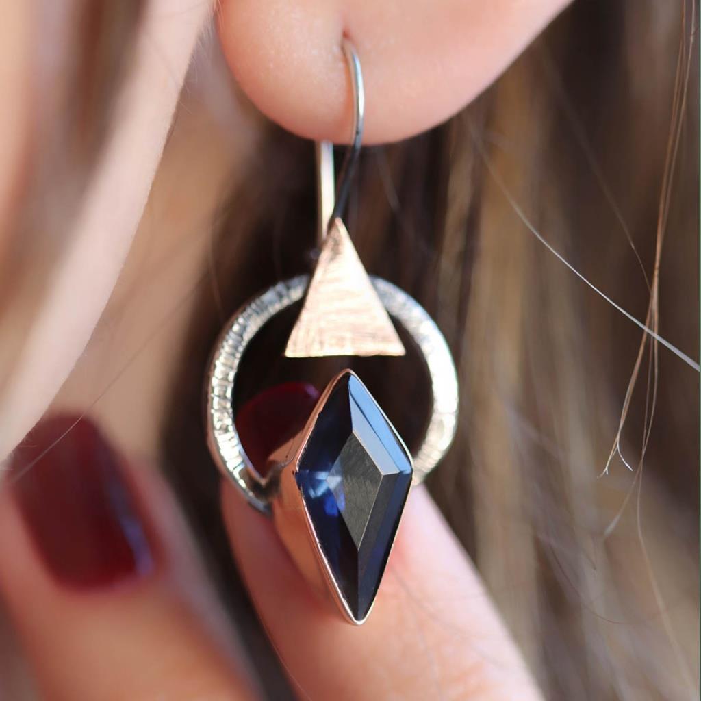 Safir Taşlı Otantik Tasarım Set