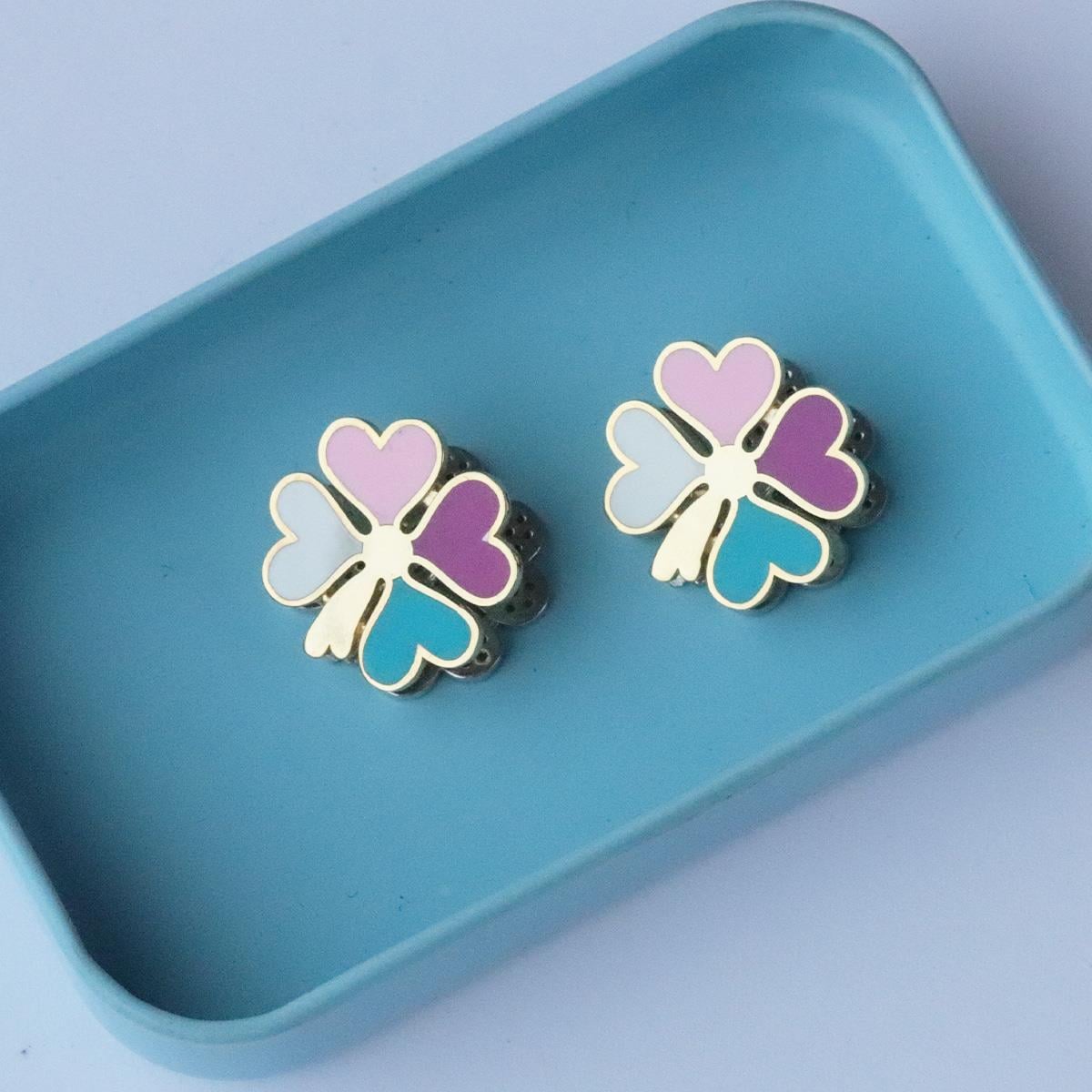 Yonca Gümüş Küpe