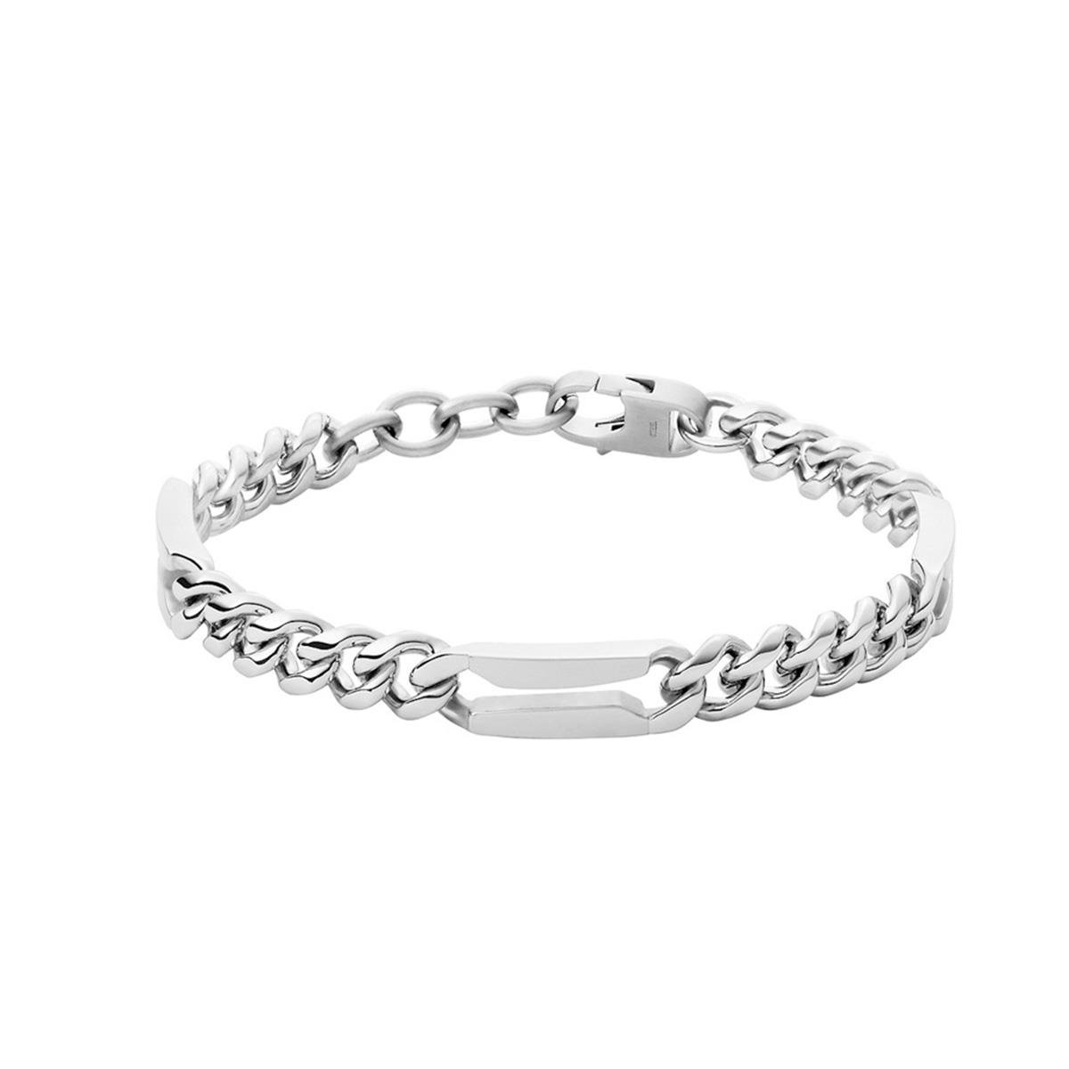 ARS121 Erkek Deri Çelik Bileklik