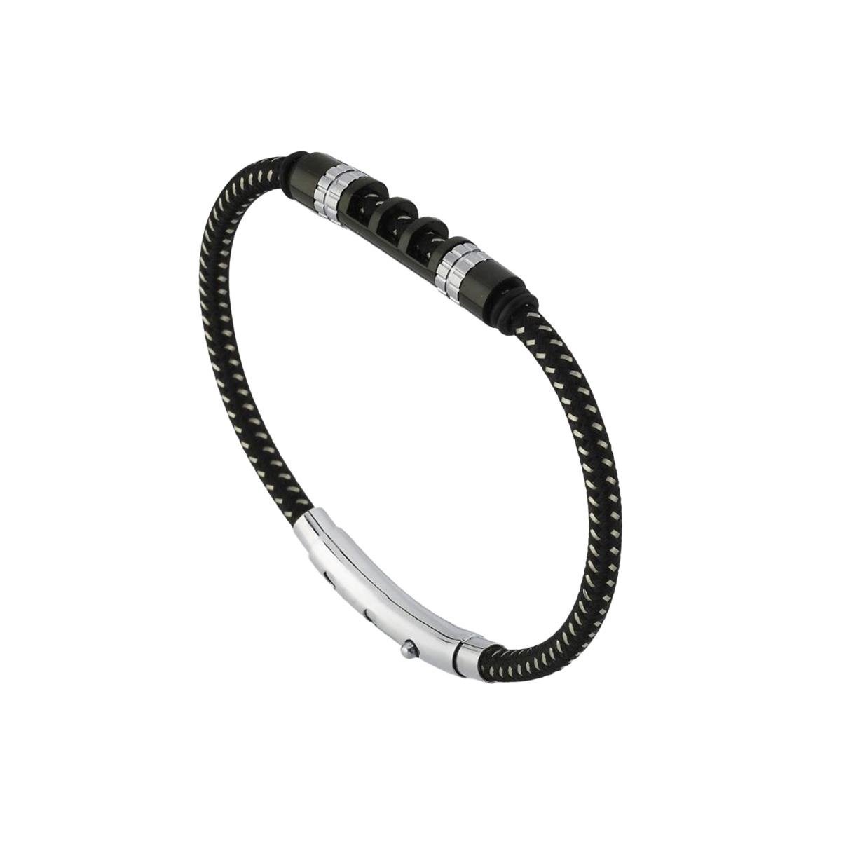 ARS133 Erkek Deri Çelik Bileklik