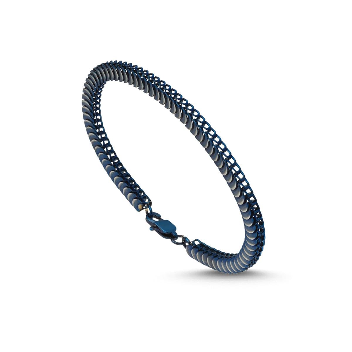 ARS146 Erkek Deri Çelik Bileklik