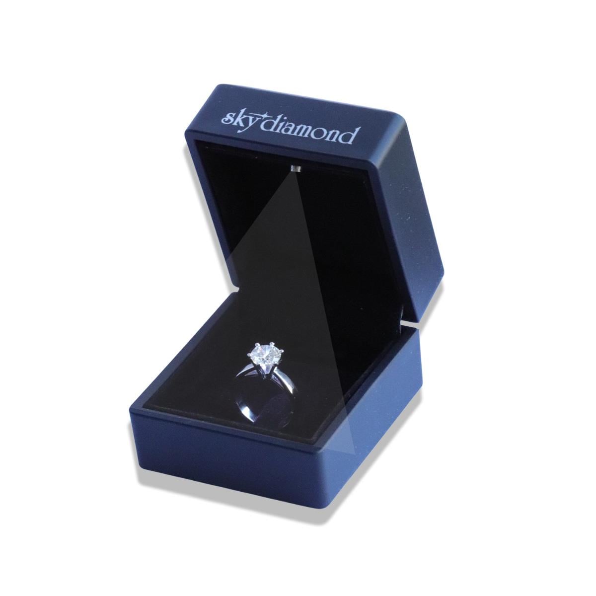 Baget Kesimli Sky Diamond Gümüş Yüzük 