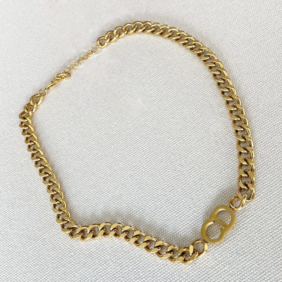 CD Gurmet Gold Çelik Kolye 