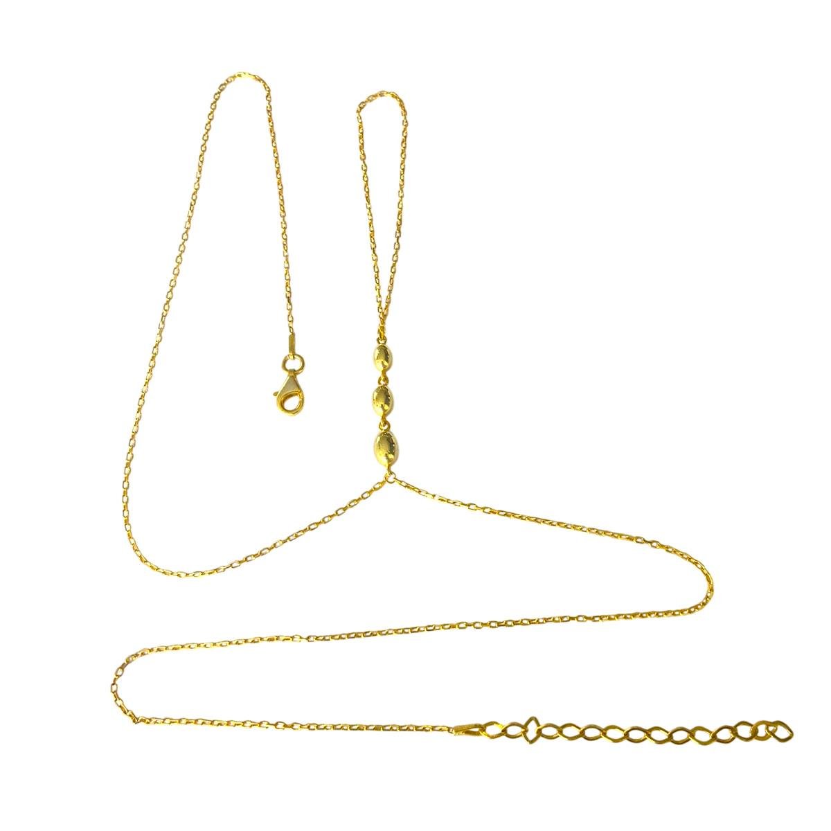 Elips Üçlü Gold Gümüş Şahmeran