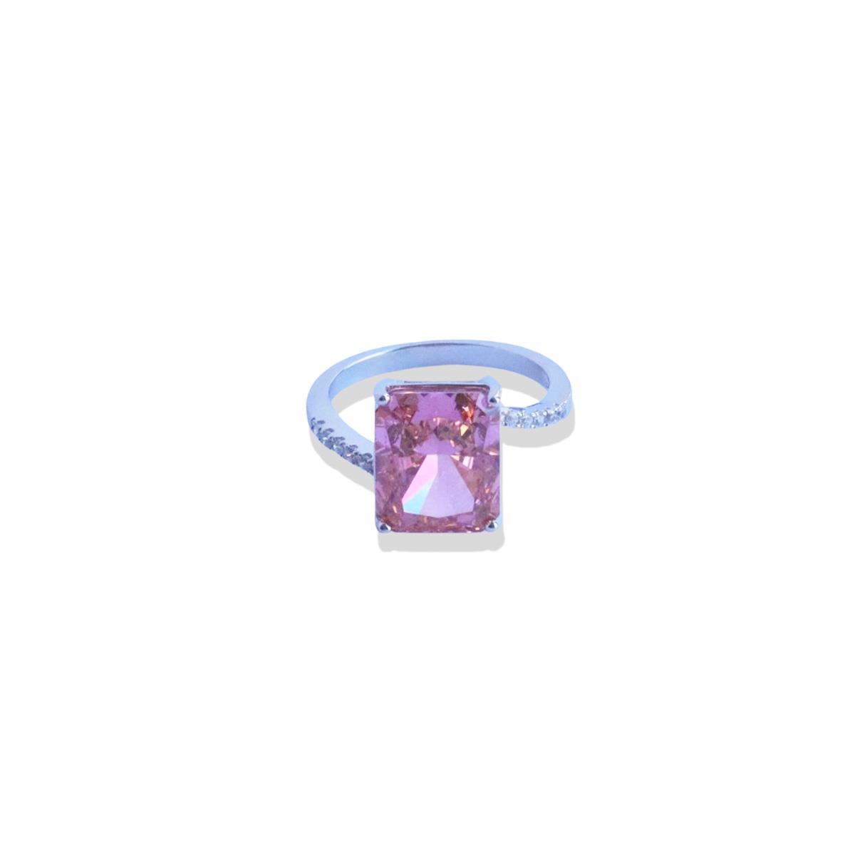 Emerald Icecut Taşlı Gümüş Yüzük