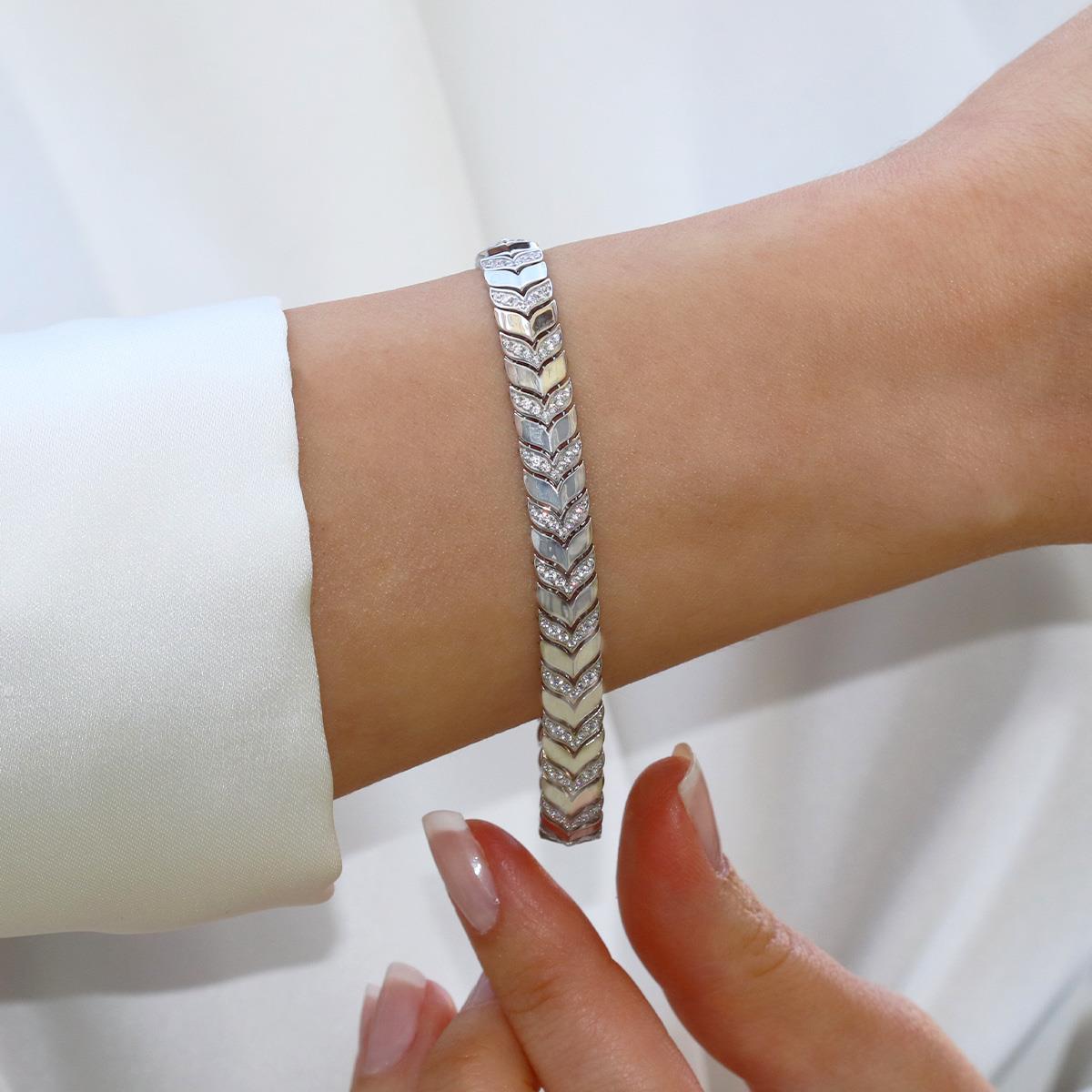 Fizyon Başak Gümüş Bileklik