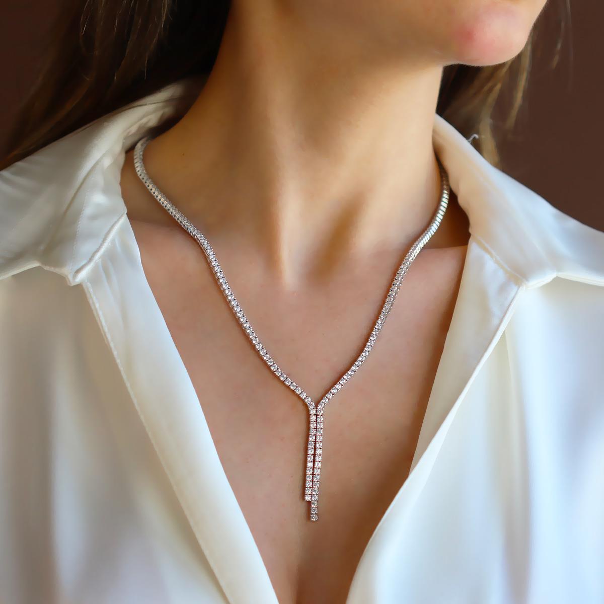 Sarkıt Su Yolu 2,5mm Gümüş Kolye