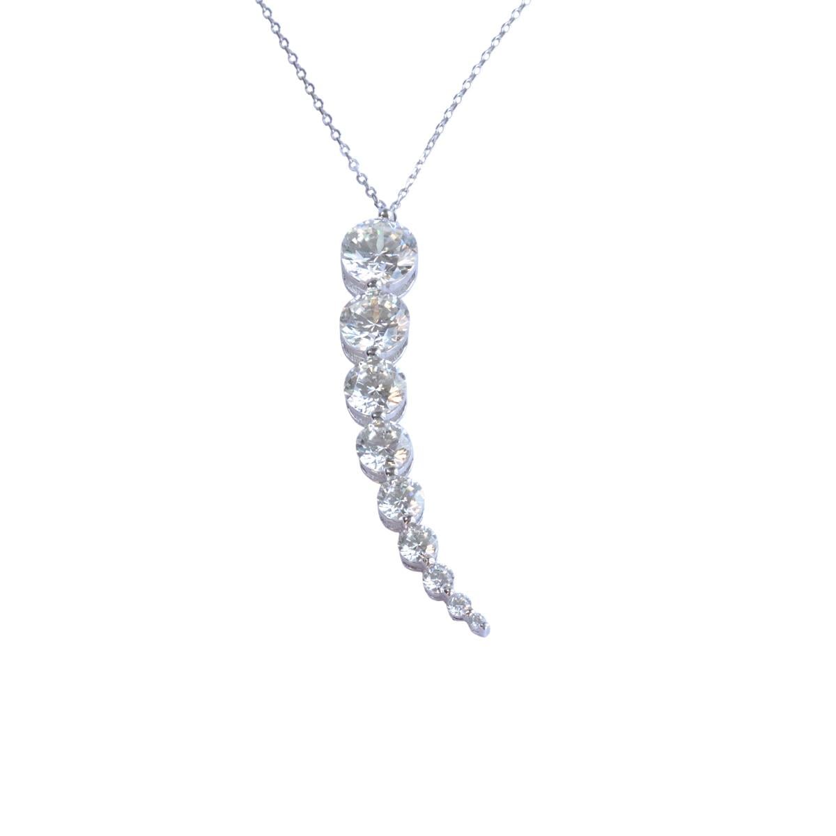Su Yolu Sky Diamond Gümüş Kolye