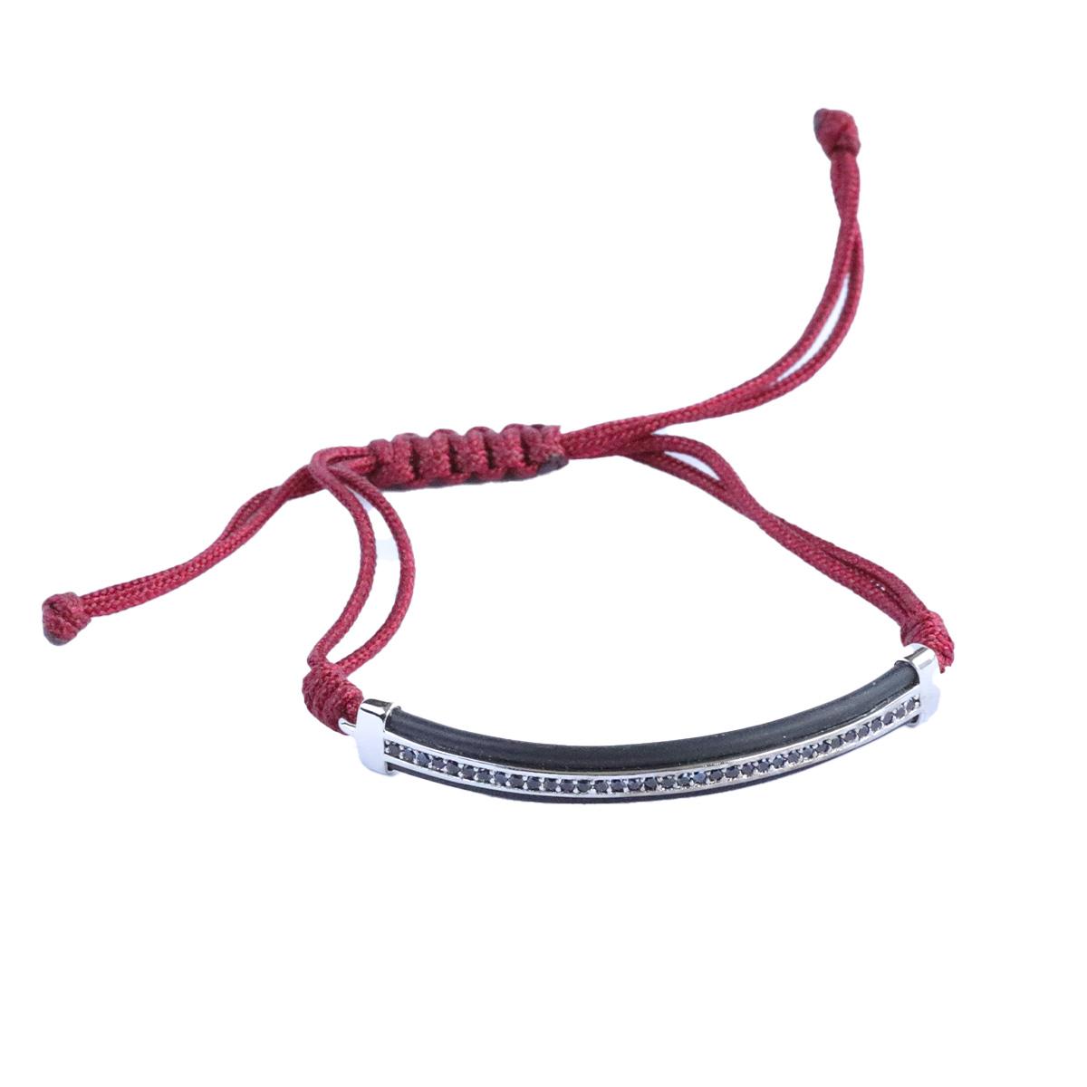 Taşlı Plakalı Çelik Erkek Bileklik