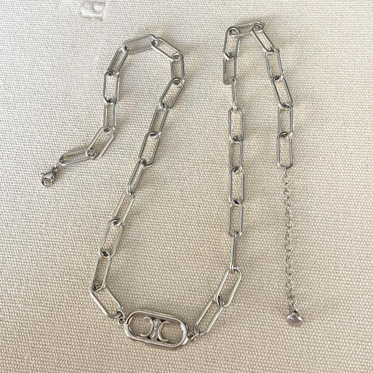 Trend Kolye Küpe Çelik Kombin