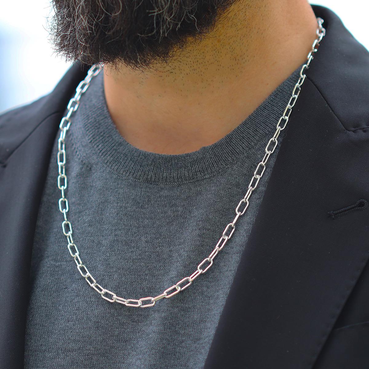 Trend Model 5mm 60cm Gümüş Zincir