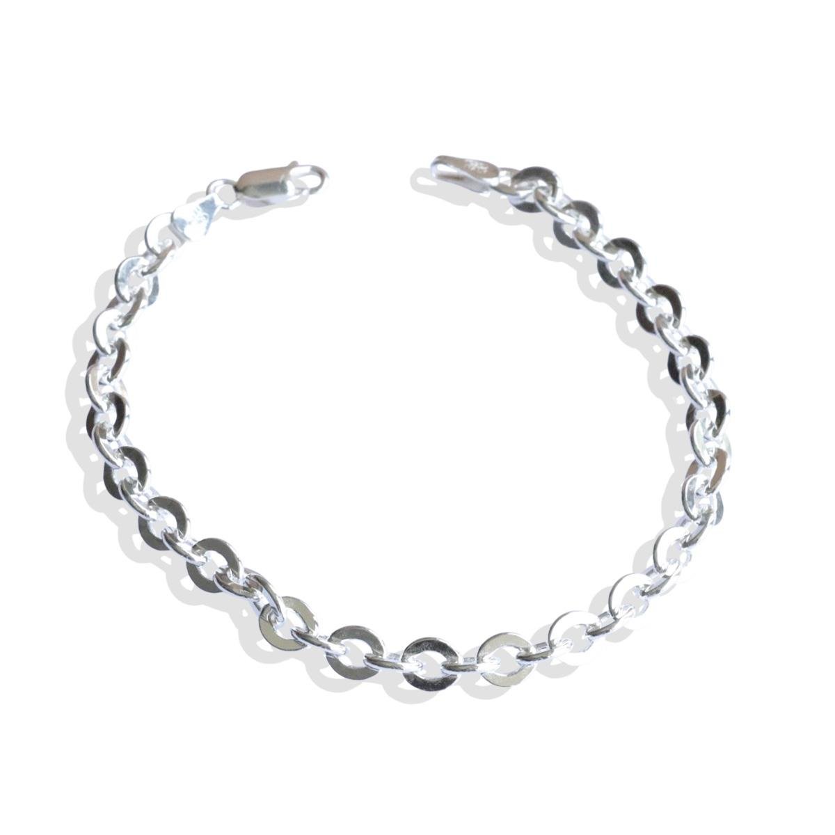 Yuvarlak Forsa 6mm Gümüş Erkek Bileklik