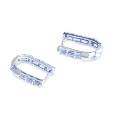 Baget Halka Gümüş Küpe