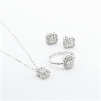 Baget Kesim Gümüş Set