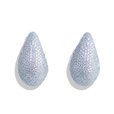 Bottega Damla Taşlı Gümüş Küpe