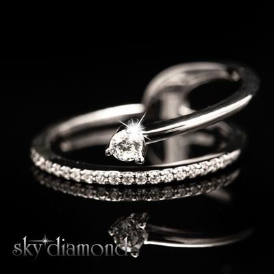 Etrafı Pırıltılı Taşlarla Süslenmiş Tasarım Sky Diamond