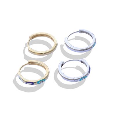 Fortuna Modeli 2cm Halka Gümüş Küpe