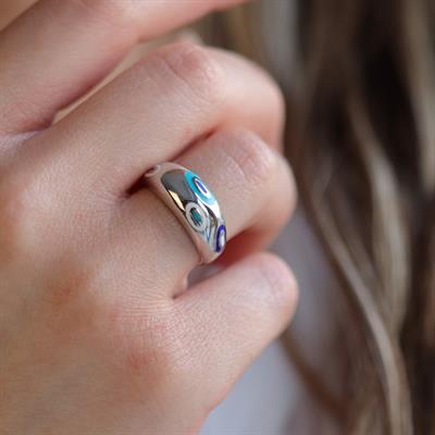 Fortuna Modeli Ayarlanabilir Gümüş Yüzük