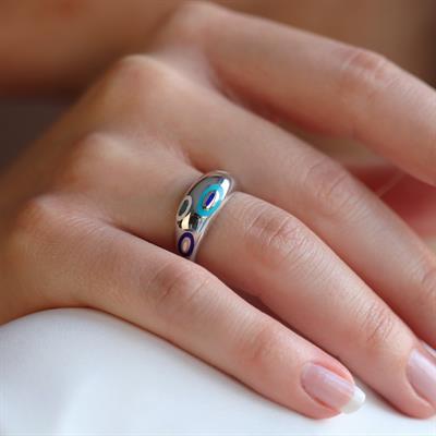 Fortuna Modeli Ayarlanabilir Gümüş Yüzük