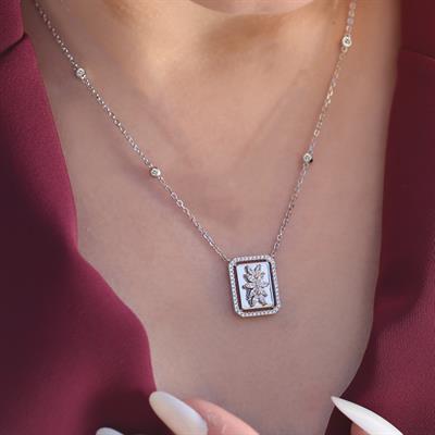 Frame 925 Ayar Gümüş Kolye