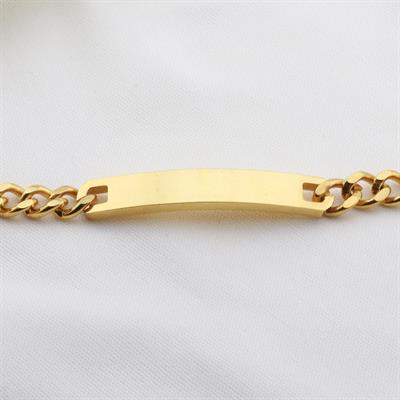 Gold Kaplama Çelik Plaka Künye