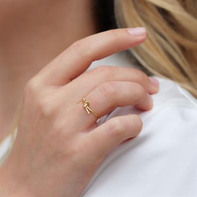 Gönül Bağı Minimal Gümüş Yüzük