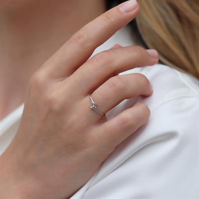 Gönül Bağı Minimal Gümüş Yüzük