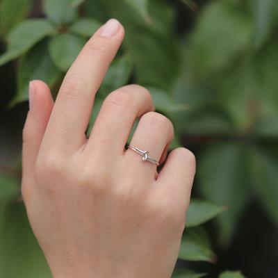 Gönül Bağı Minimal Gümüş Yüzük