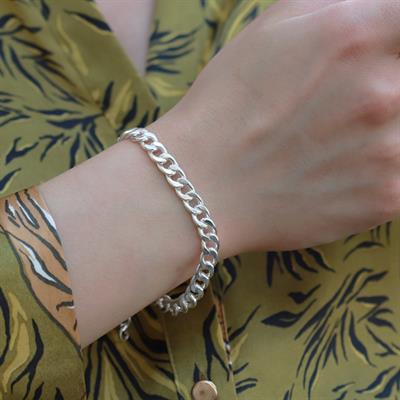 Gurmet Model Gümüş Zincir Bileklik