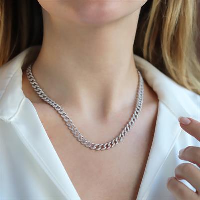 Gurmet Modeli Taşlı 6mm Kolye