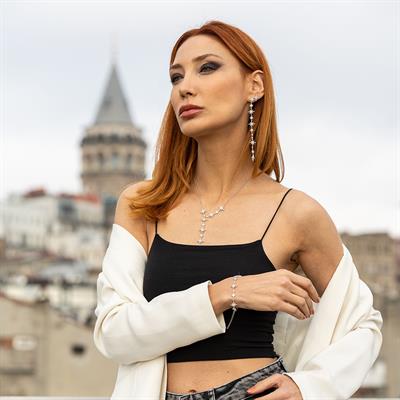 Kutup Yıldızı Gümüş Bileklik