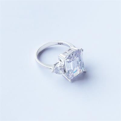 Mega Baget Taşlı STarlight Diamond Gümüş Yüzük