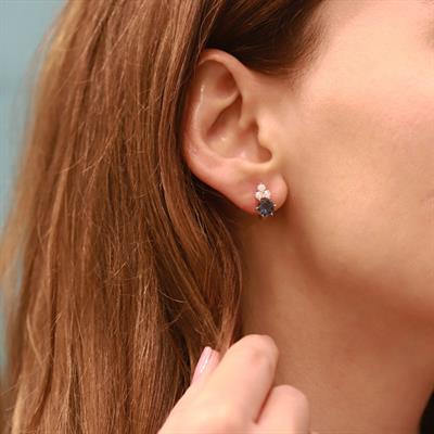 Prenses Model Swarovski Rose Gold Kaplama Set