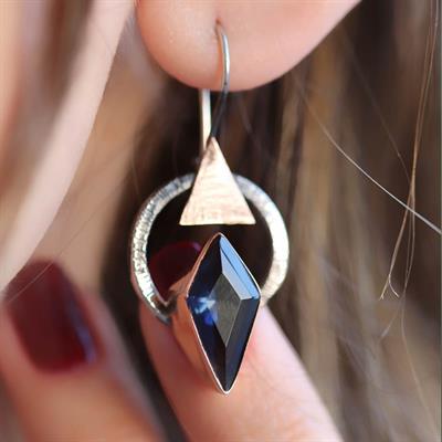 Safir Taşlı Otantik Tasarım Set