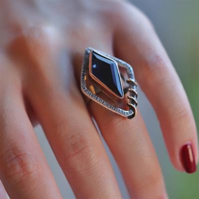 Safir Taşlı Otantik Tasarım Set