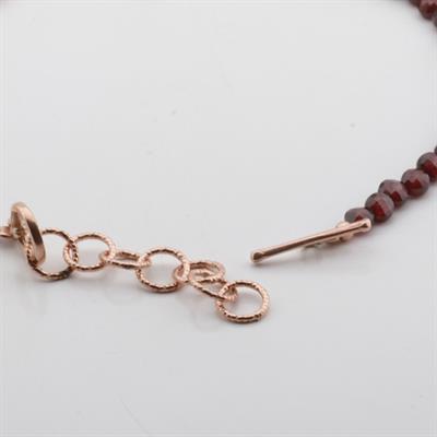 Sitrin Taşlı Rose Gold Halhal