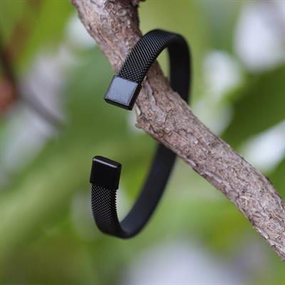 Siyah Hasır Erkek Bileklik