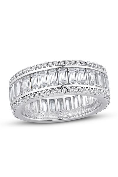 Sky Diamond Baget Etrafı Pırıltılı Taşlarla Çevrili Tamtur