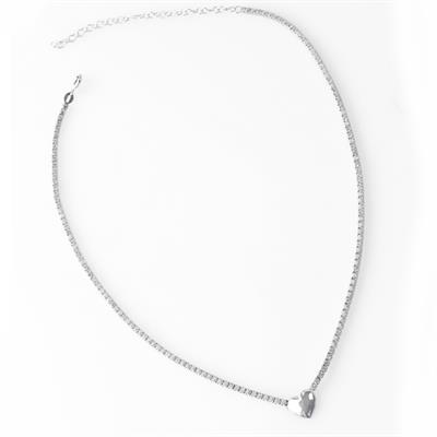 Su Yolu Kapli Gümüş Kolye