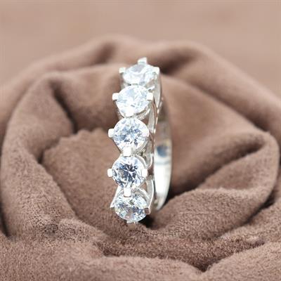Swarovskı Y Montür 925 Ayar Gümüş Beştaş