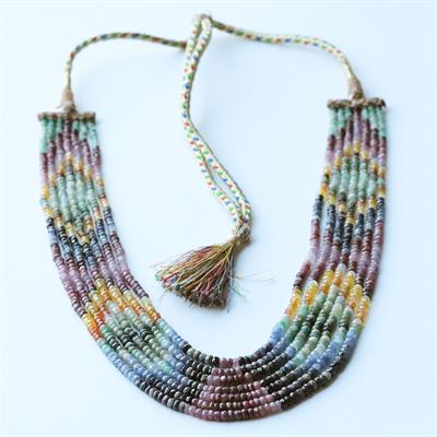 Turmalin Taşlı 7 Sıra Doğal Taş Gerdanlık