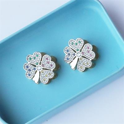 Yonca Gümüş Küpe