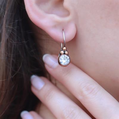 Zircon Taşlı Gümüş Otantik Set