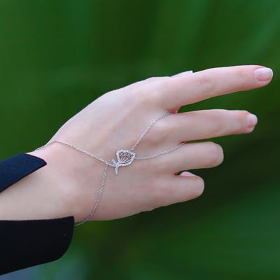 Zirkon Taşlı Mevlana 925 Ayar Gümüş Şahmeran