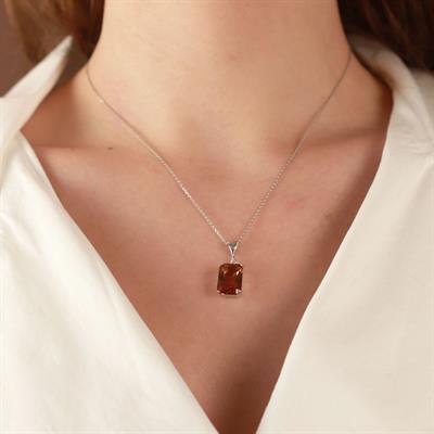 Zultanit Taşlı Emerald Kesim Gümüş Set