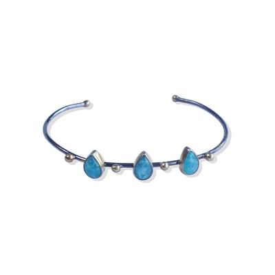 Aquamarine Damla Otantik Kelepçe