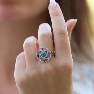 Aria Stone Serisi Gümüş Yüzük